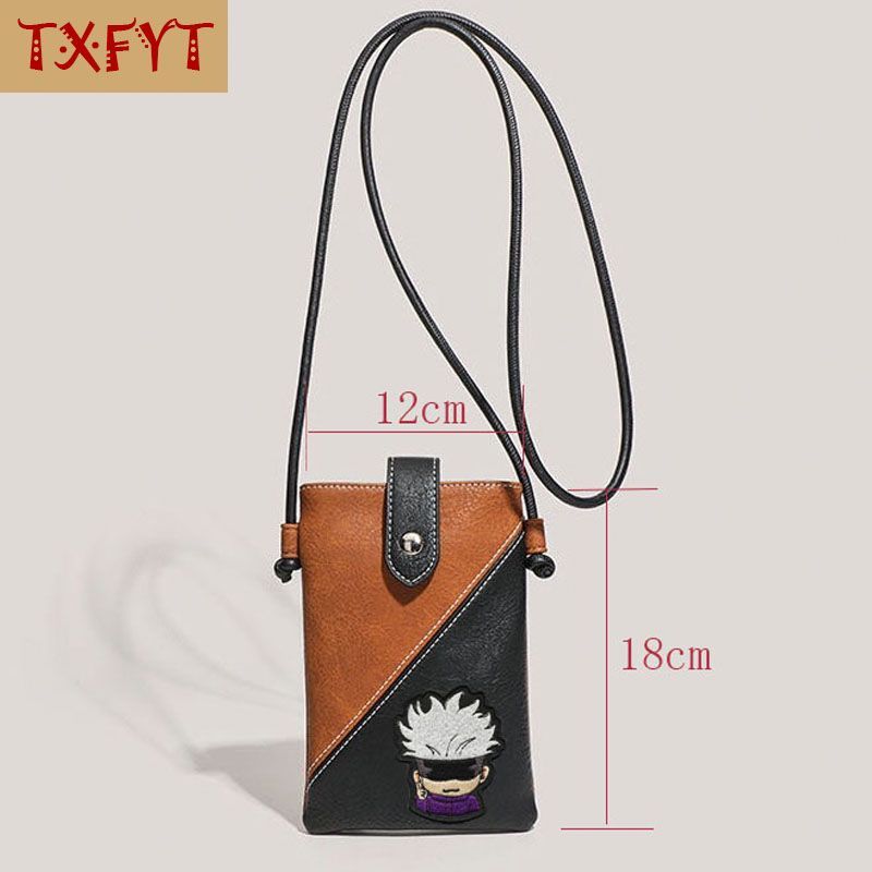 Travel Accessories And Bags - 呪術廻戦 五条悟 PU 電話ポーチ ミニ携帯電話バッグ トラベルメッセンジャーバッグ