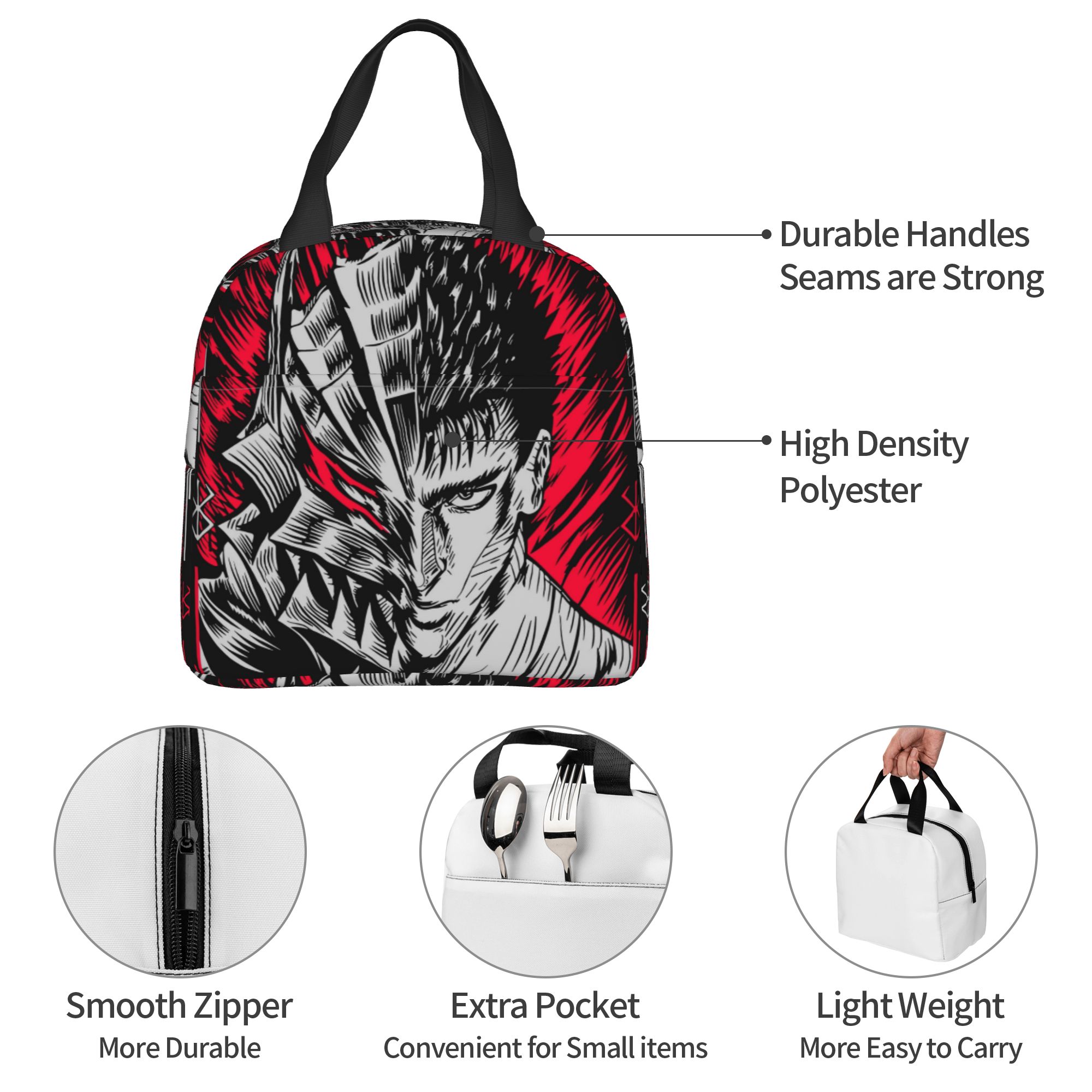 Travel Accessories 2022 - B-Berserks 断熱ランチバッグ ブランド ウォリアーズ インプリント ウォリアー