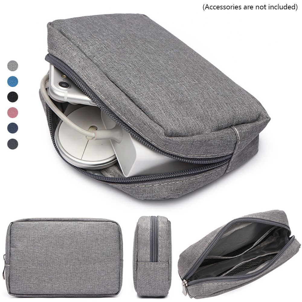 Travel Accessories And Bags - トラベルオーガナイザー HDD ガジェットデバイスポーチ 収納バッグ メイクアップカバー デジタルアクセサリー