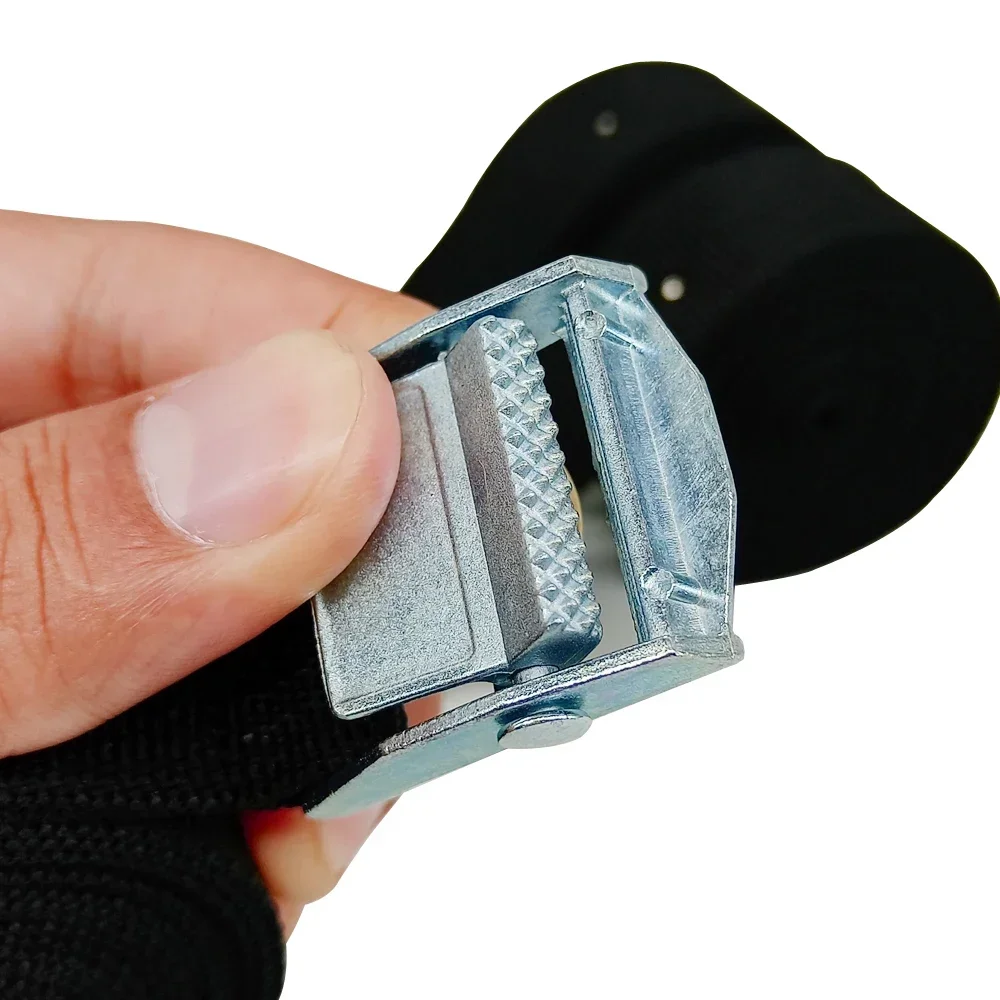 Luggage Strap Belt - 3ピース 1M バックル式タイダウンベルト 貨物ストラップ 車 バイク