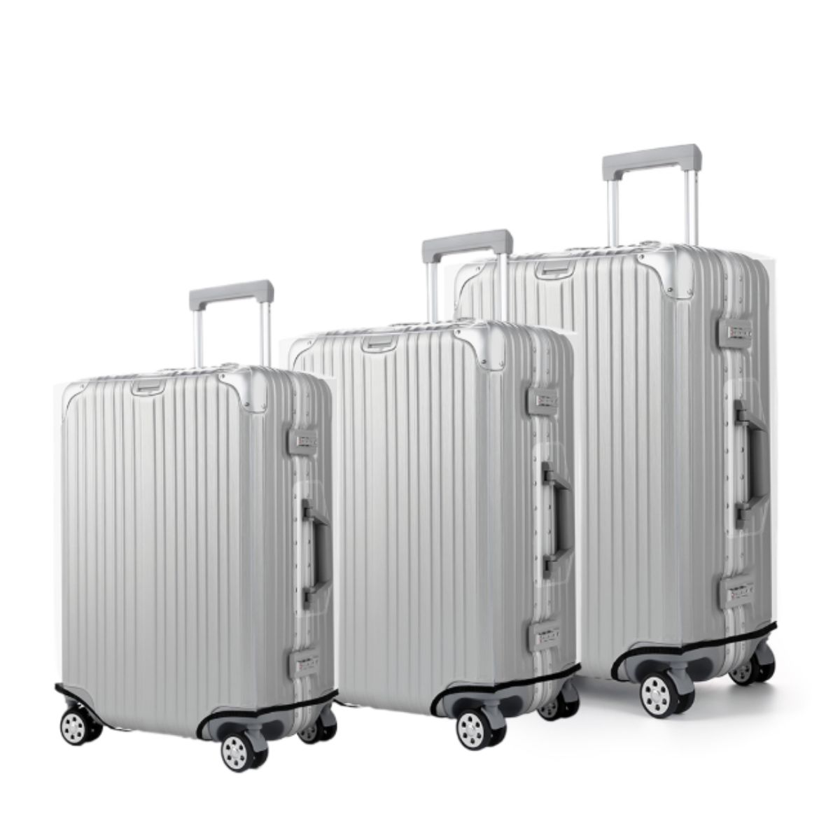 Travel Accessories 2022 - 厚みのあるクリアな荷物カバープロテクター、18インチ、20インチ、22インチ、24インチ、26インチのスーツケース用PVC荷物カバー、防水、防塵、傷防止