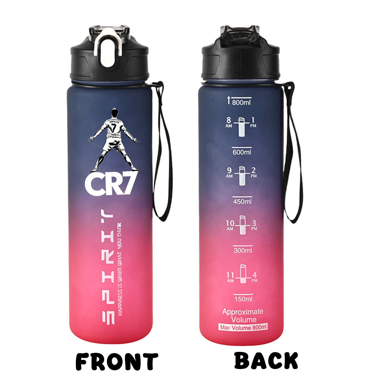 サッカー界のスーパースター、ロナウドのスポーツ用透明ウォータ - Portable Travel Kettle のレビューと価格