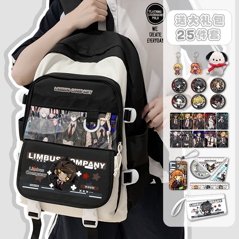 リムバスカンパニーアニメ到着ファッション大容量ガールズボーイ - Travel Accessories And Bags のレビューと価格