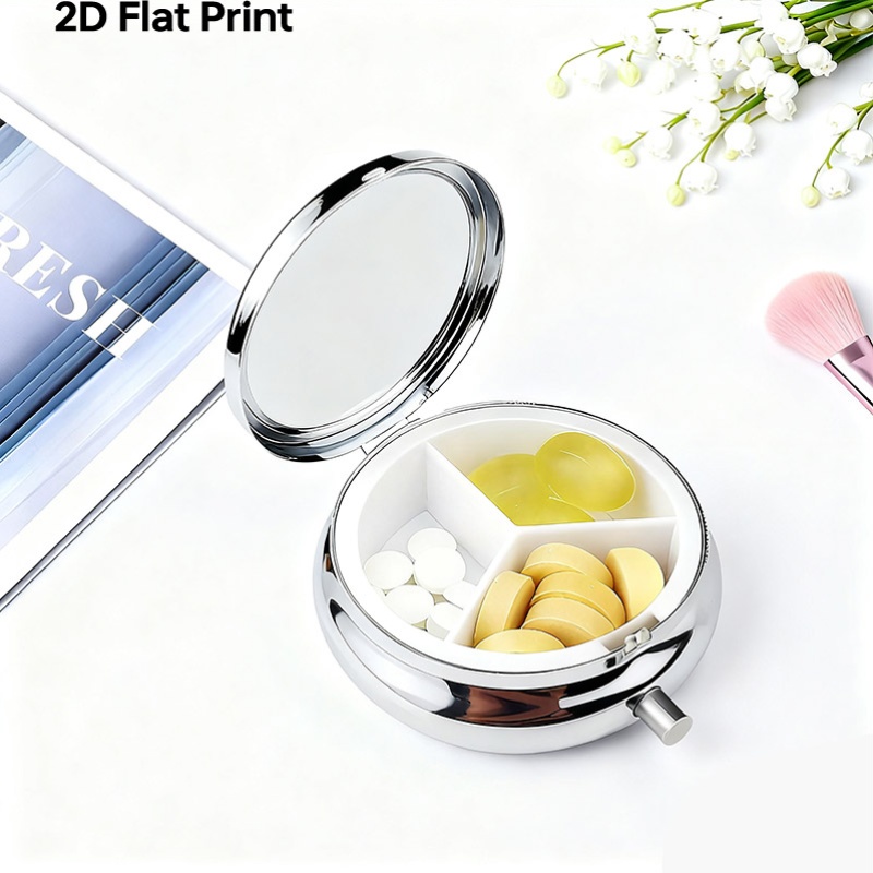 3つのコンパートメントを備えた財布用ピルオーガナイザー、フク - Quality Travel Accessories のレビューと価格