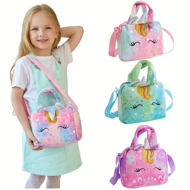 新しいファッションの可愛い女の子用キュートなユニコーンクロス - Travel Accessories For Girls のレビューと価格