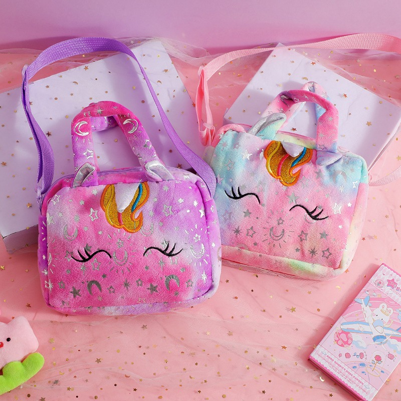新しいファッションの可愛い女の子用キュートなユニコーンクロス - Travel Accessories For Girls のレビューと価格