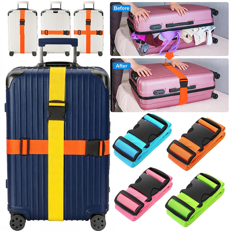新しいストレート型のスーツケース用荷物ストラップ、調節可能な - Luggage Strap Belt のレビューと価格