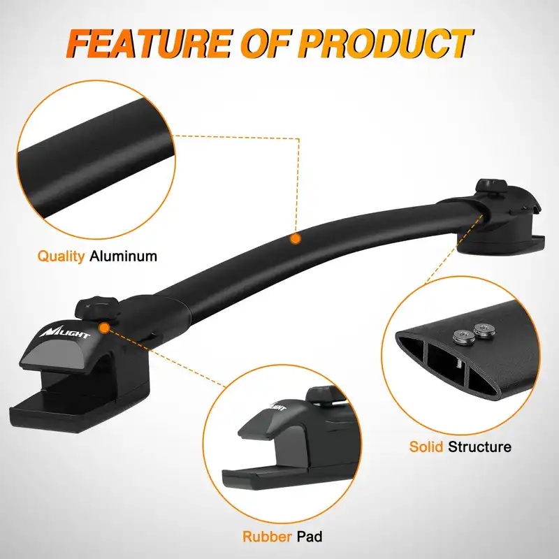 高品質・高耐久性ルーフレールクロスバー、屋外ルーフトップキャ - Quality Travel Accessories のレビューと価格