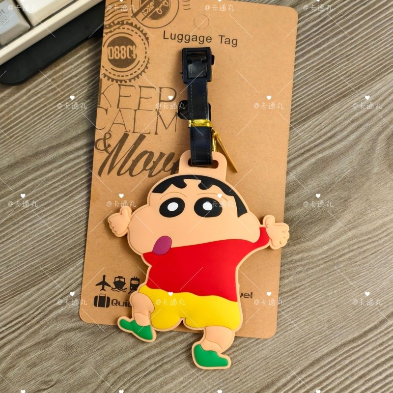 クレヨンしんちゃん漫画アニメキャラクターファッション荷物タグ - Travel Accessories And Bags のレビューと価格