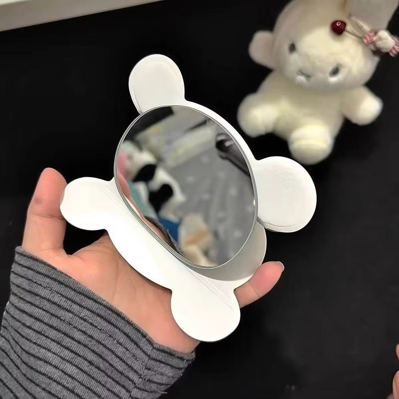 リラックマ折りたたみ化粧鏡かわいいシンプルなポータブル手持ち - Travel Accessories For Girls のレビューと価格