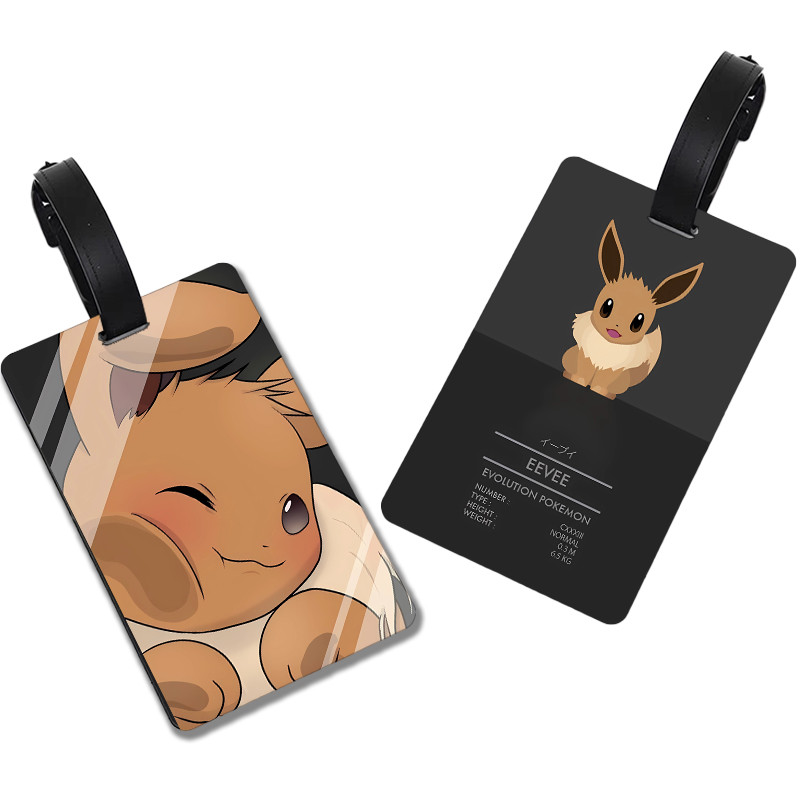 ポケモン漫画荷物タグかわいいプライバシー保護手荷物タグピカチ - Travel Accessories And Bags のレビューと価格