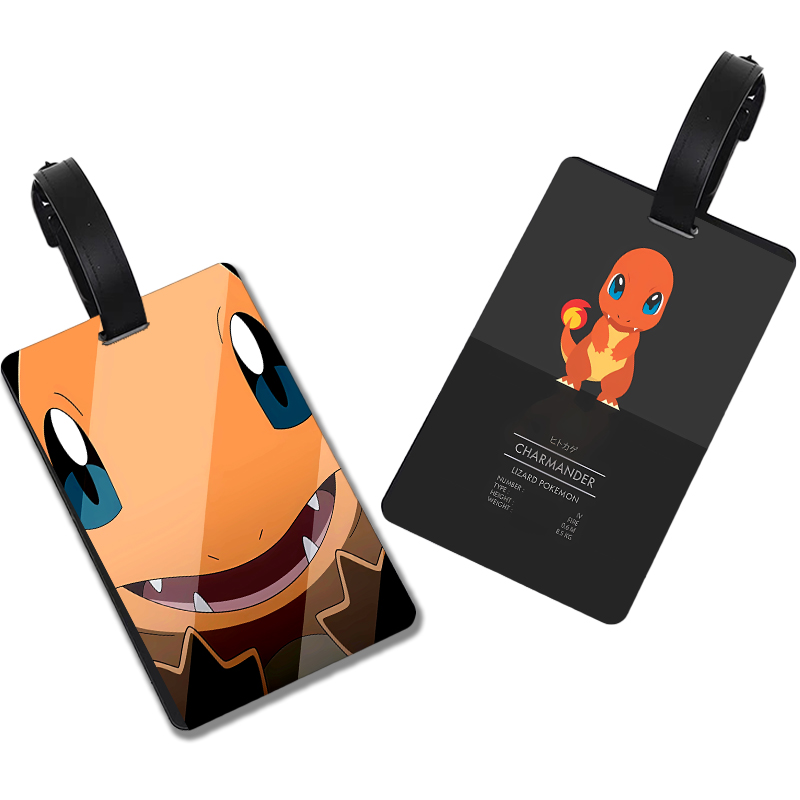 ポケモン漫画荷物タグかわいいプライバシー保護手荷物タグピカチ - Travel Accessories And Bags のレビューと価格