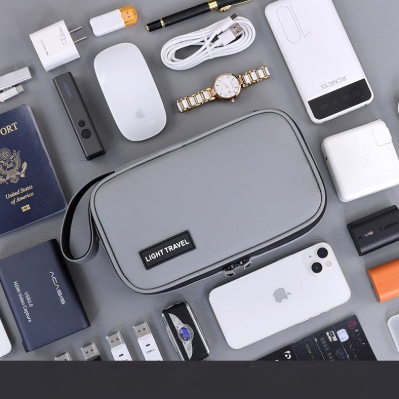 軽量ハンドヘルドデジタルガジェット収納バッグ、多ポケット電子 - Travel Accessories And Bags のレビューと価格