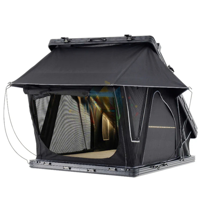 高品質4人用ブラケット式ハードシェルカールーフトップテントP - Quality Travel Accessories のレビューと価格
