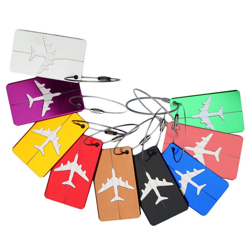 トラベルバッグ用の再利用可能なアルミニウム製ラゲッジタグ,収 - Quality Travel Accessories のレビューと価格