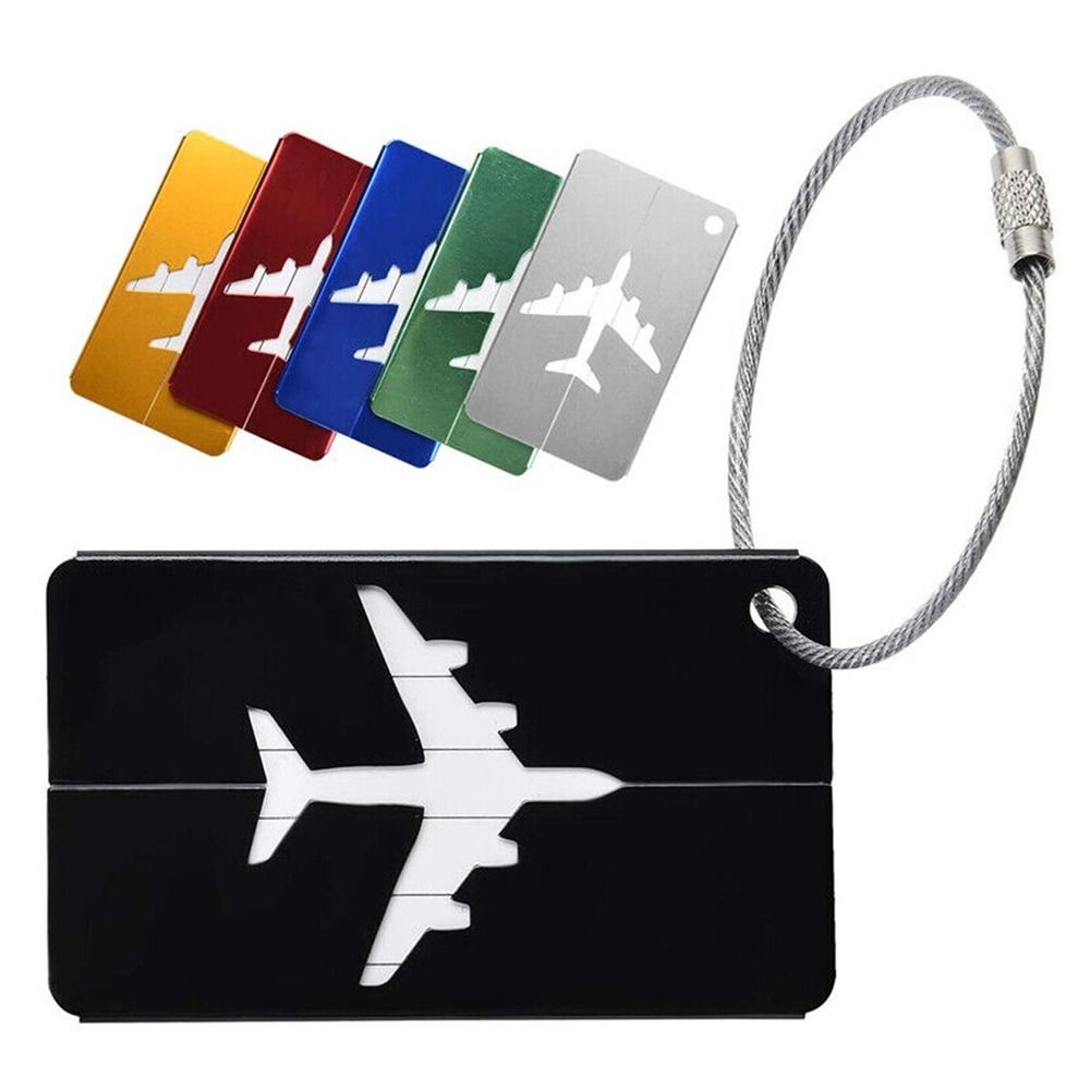トラベルバッグ用の再利用可能なアルミニウム製ラゲッジタグ,収 - Quality Travel Accessories のレビューと価格