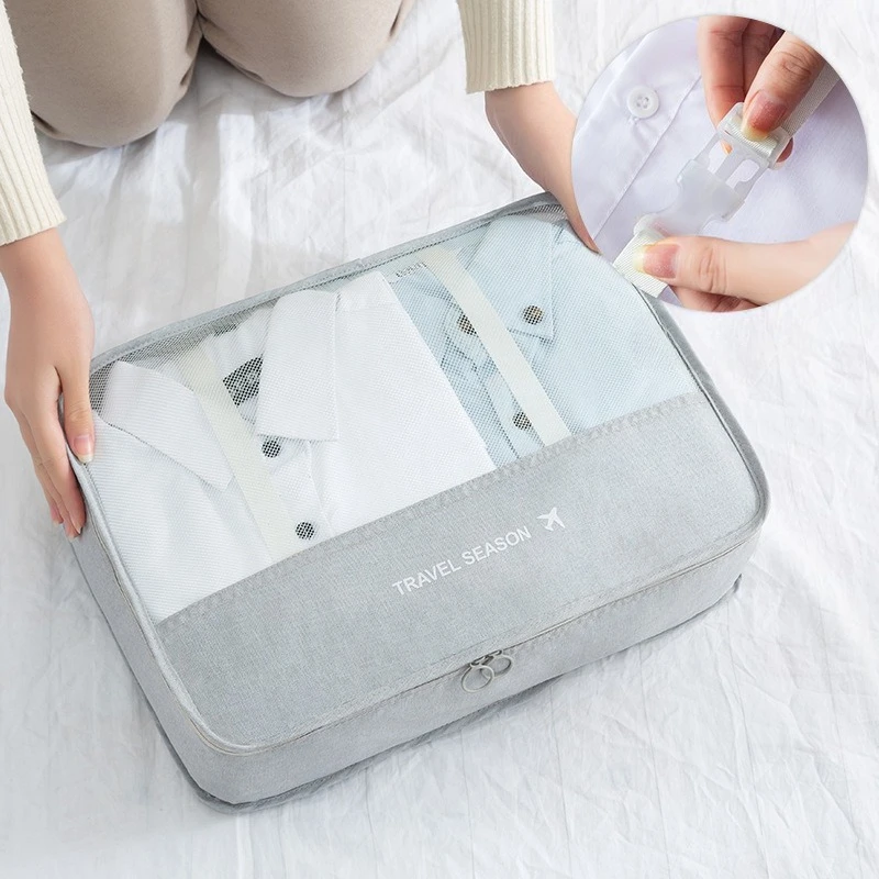 旅行用衣類収納バッグファッション防水衣類仕分けオーガナイザー - Travel Accessories And Bags のレビューと価格