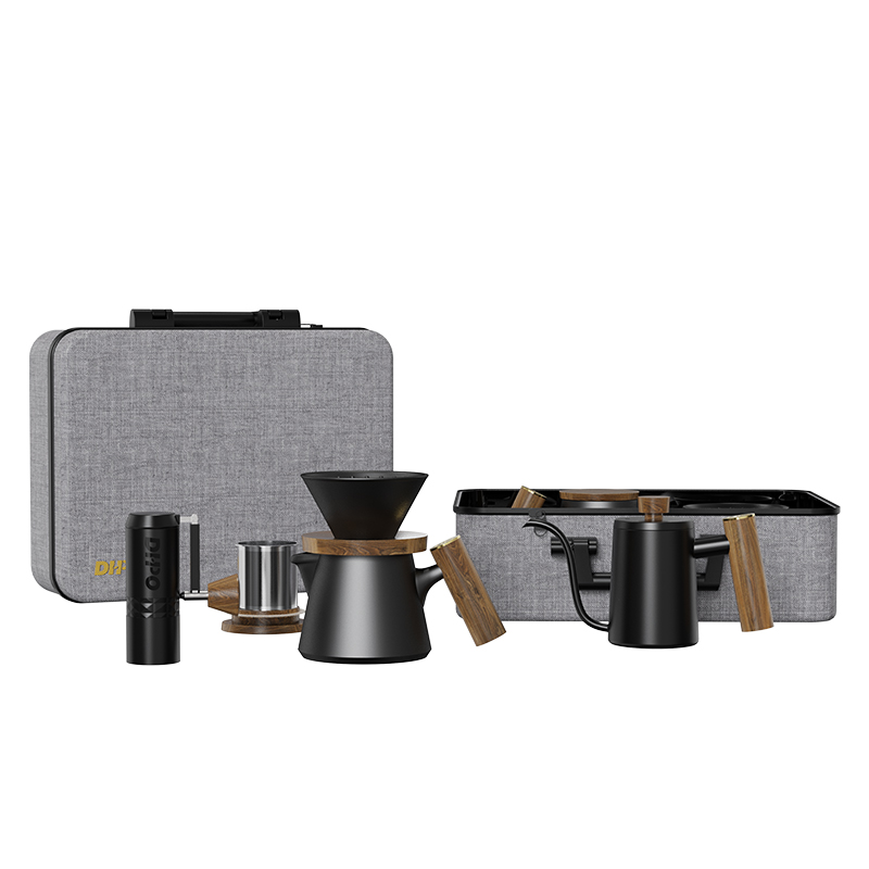 DHPO 高級コーヒーキットセット、二重層コーヒーカップ、手 - Portable Travel Kettle のレビューと価格