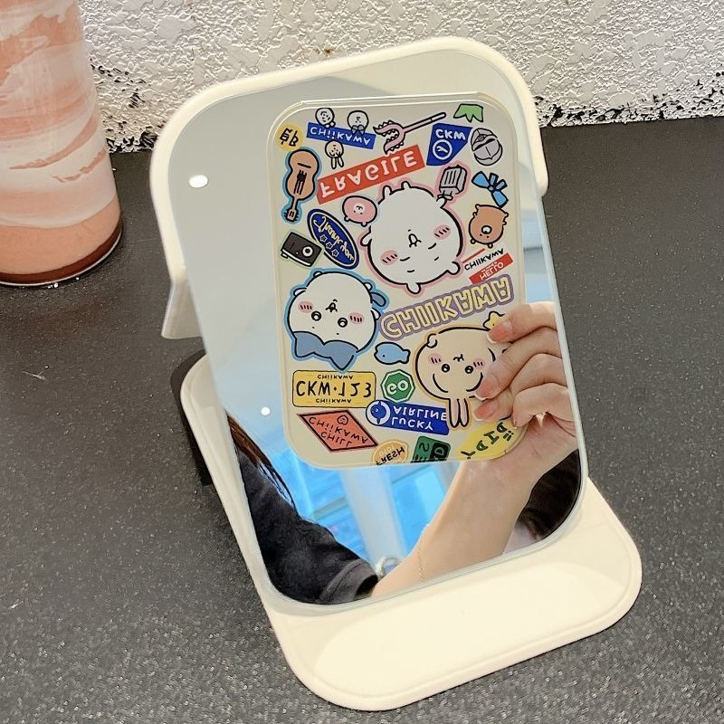 Ckw折りたたみ式メイクアップミラー キュートなうさぎハチワ - Travel Accessories For Girls のレビューと価格