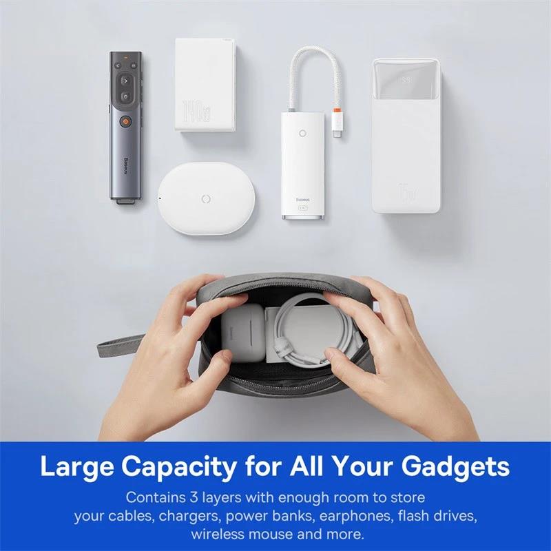 携帯電話防水バッグ旅行用充電器ケーブル収納ケース iPhon - Travel Accessories And Bags のレビューと価格